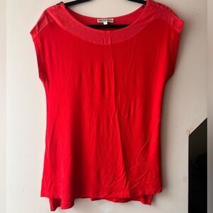 Pleione Red shirt w/ shoulder zippers